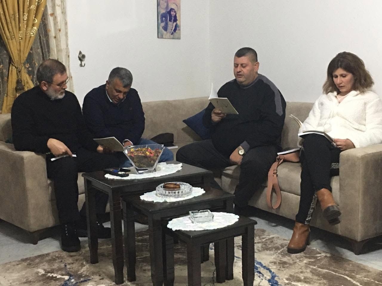 First Meeting of the Family Group in Tanbourit