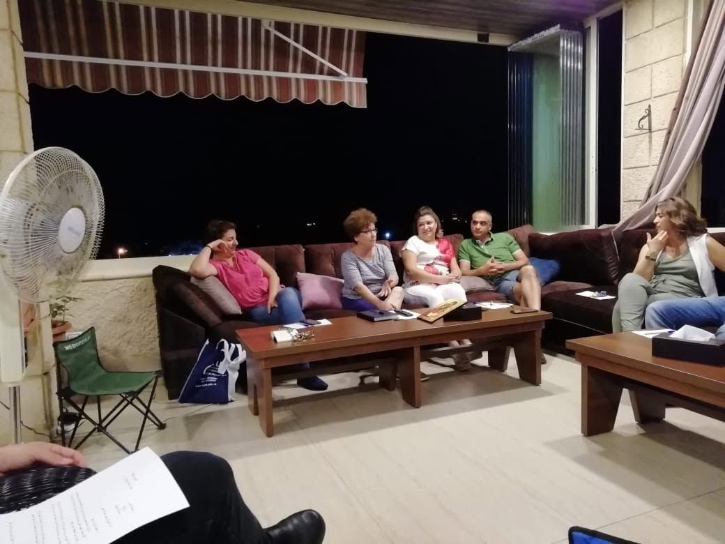 Meeting of the Family Group in Adoussieh